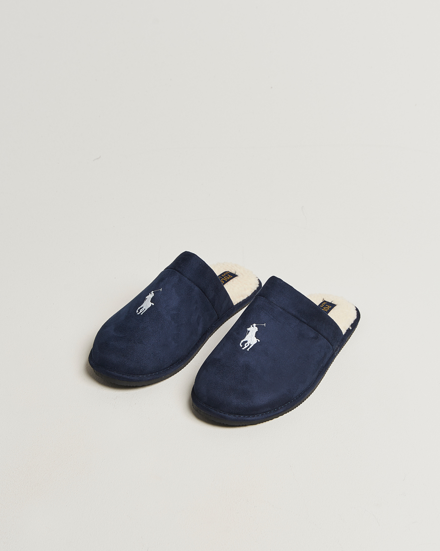 Homme | Sandales Et Mules | Polo Ralph Lauren | Klarence Dress Slipper Navy/BlackWatch