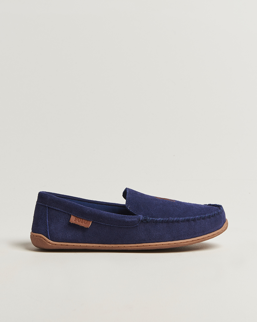 Homme | Sandales Et Mules | Polo Ralph Lauren | Brenan Slipper Navy Suede