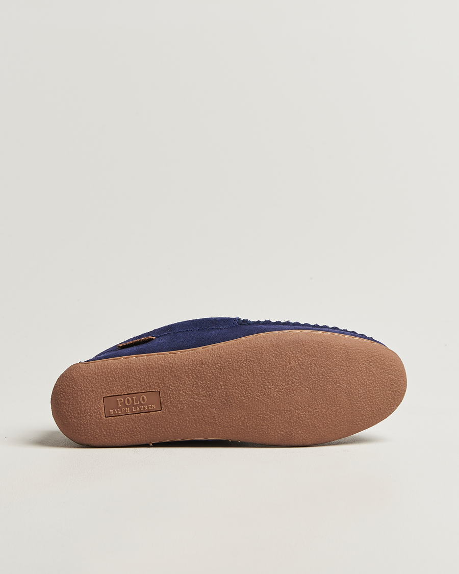 Homme | Sandales Et Mules | Polo Ralph Lauren | Brenan Slipper Navy Suede