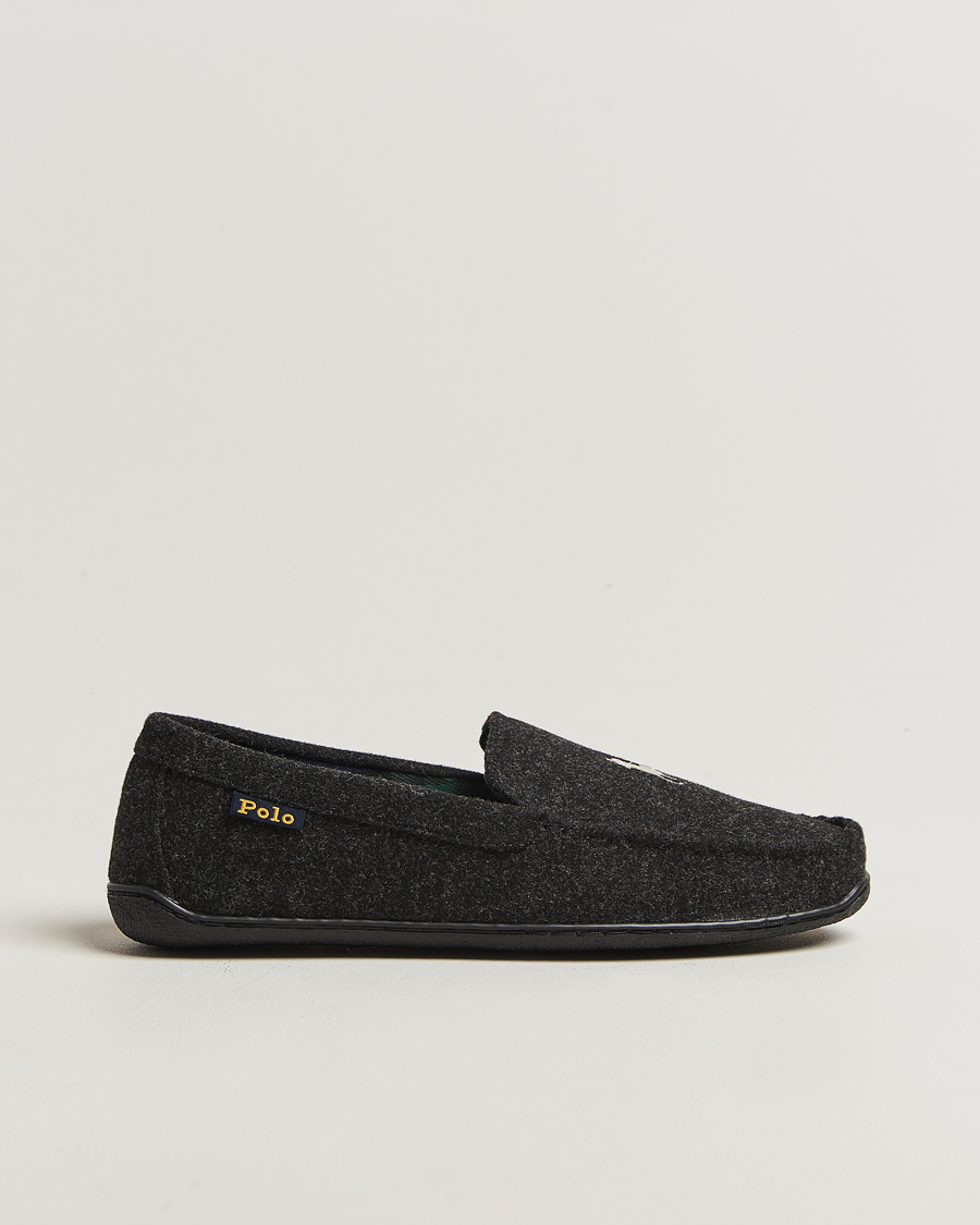 Homme | Sandales Et Mules | Polo Ralph Lauren | Brenan Wool Slipper Black/Cream