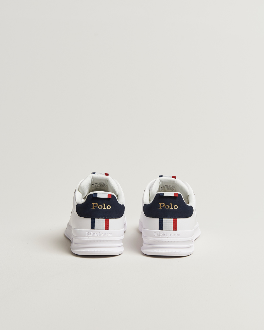 Homme | Baskets | Polo Ralph Lauren | Heritage Court Sneakers White/Navy/Red
