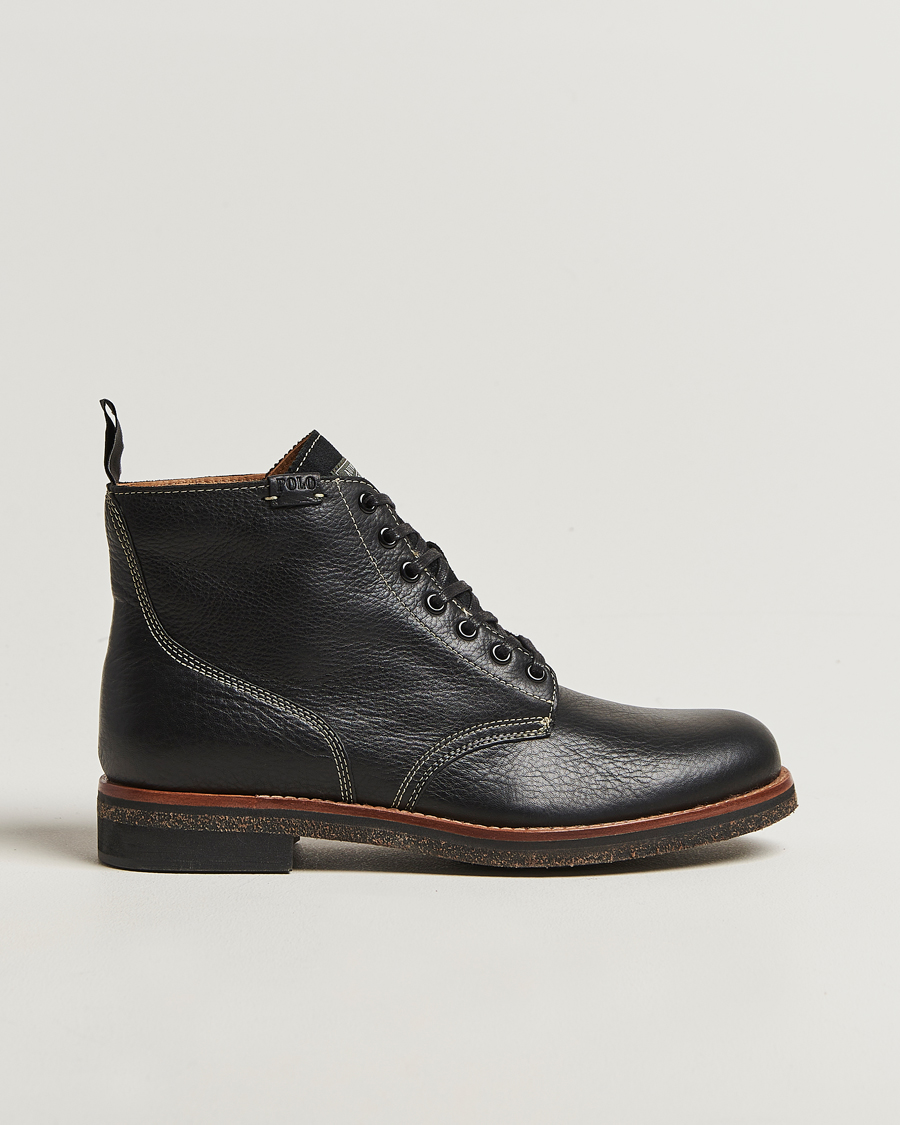 Homme | Bottes | Polo Ralph Lauren | Radford Oiled Leather Boot Black Calf