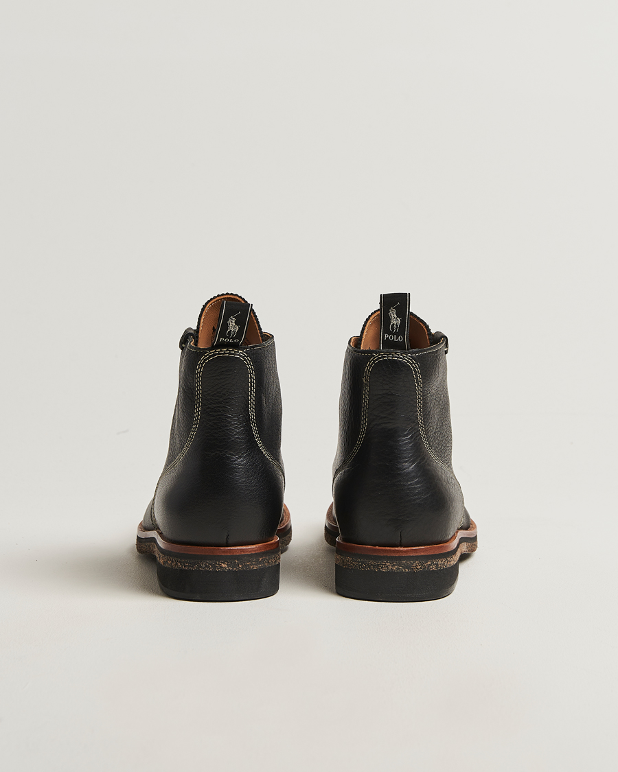 Homme | Bottes | Polo Ralph Lauren | Radford Oiled Leather Boot Black Calf