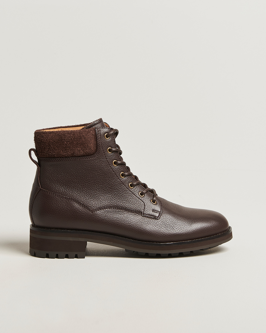 Homme | Bottes | Polo Ralph Lauren | Bryson Mid Boot Dark Brown Calf