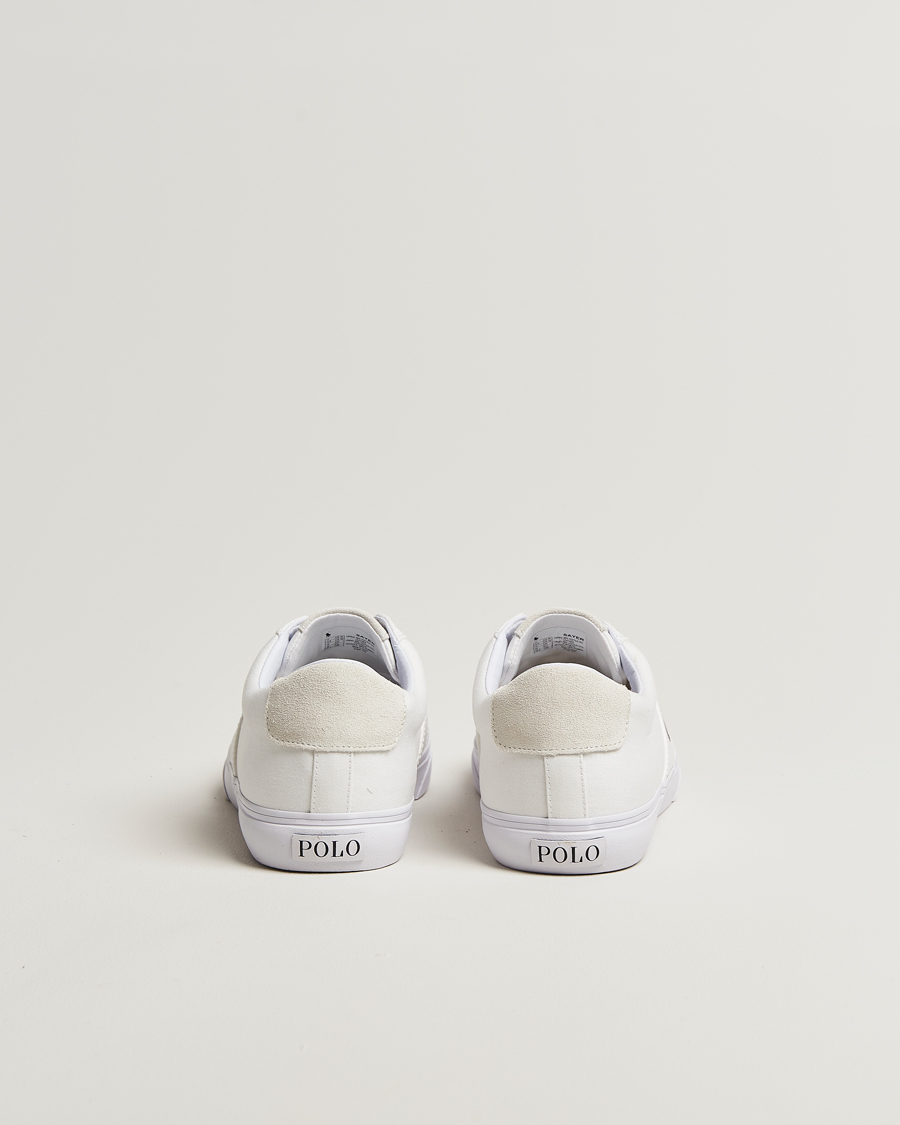 Heren | Sneakers | Polo Ralph Lauren | Sayer Canvas Sneakers White/Black