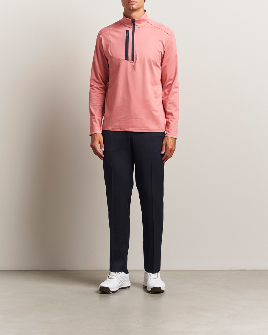Homme | Pulls Et Tricots | RLX Ralph Lauren | Luxury Jersey Half Zip Desert Rose
