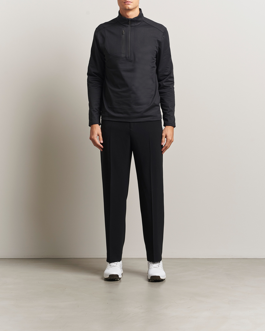 Homme | Vêtements de golf | RLX Ralph Lauren | Luxury Jersey Half Zip Polo Black