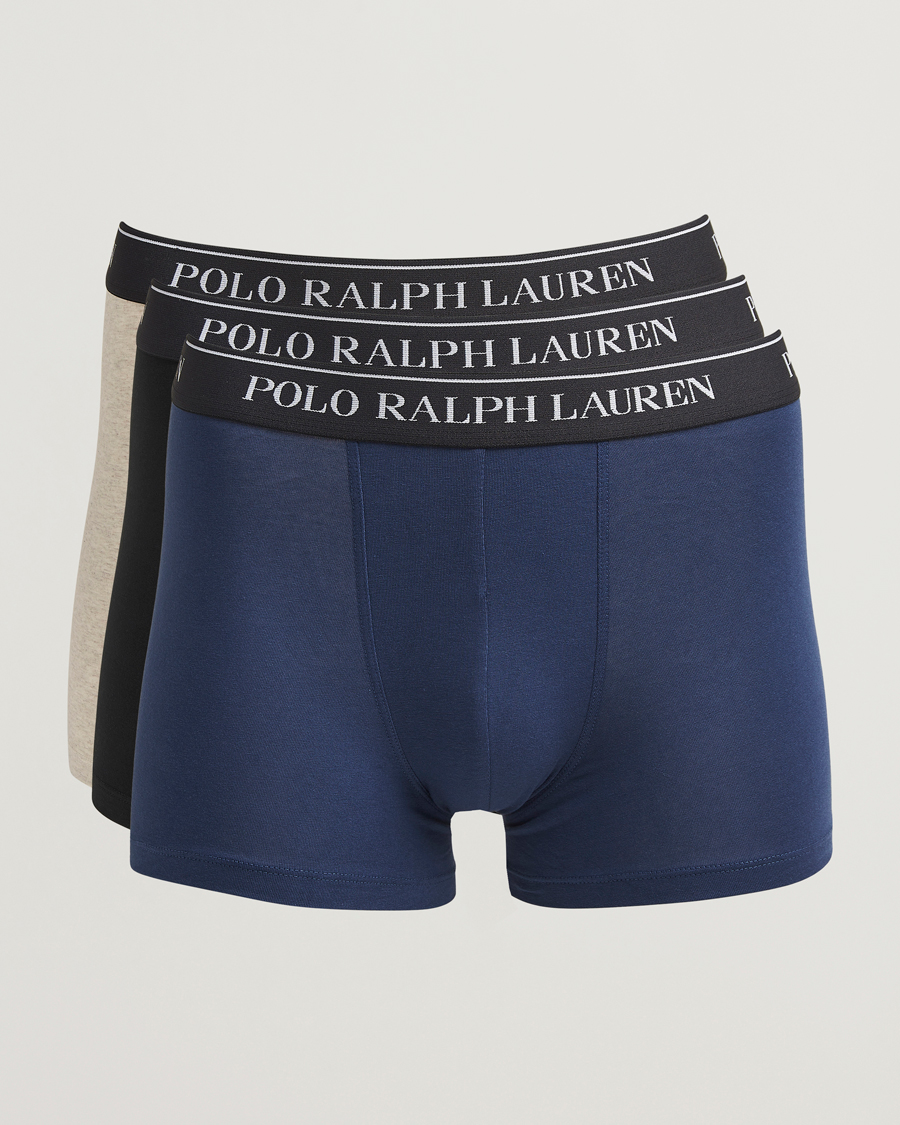 Heren | Ondergoed | Polo Ralph Lauren | 3-Pack Trunk Navy/Beige/Black