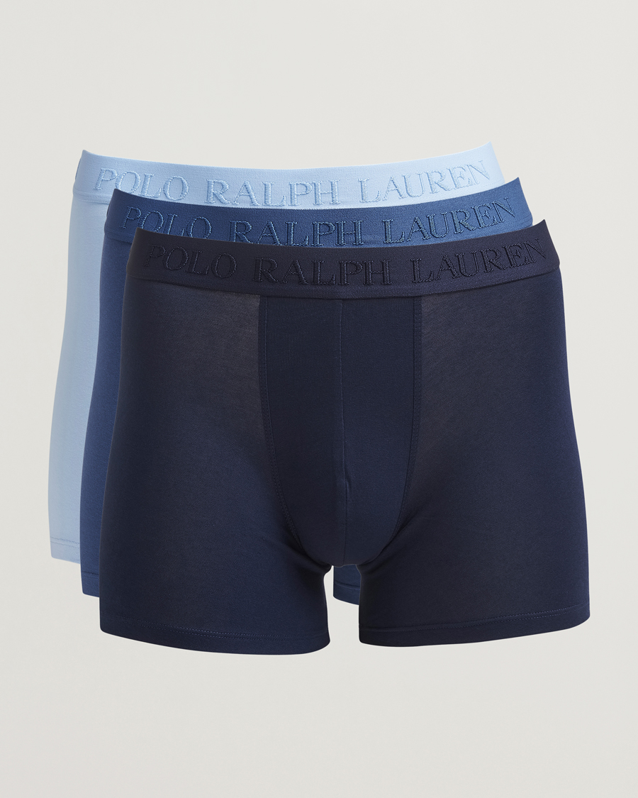 Homme | Sous-Vêtements Et Chaussettes | Polo Ralph Lauren | 3-Pack Boxer Briefs Blue