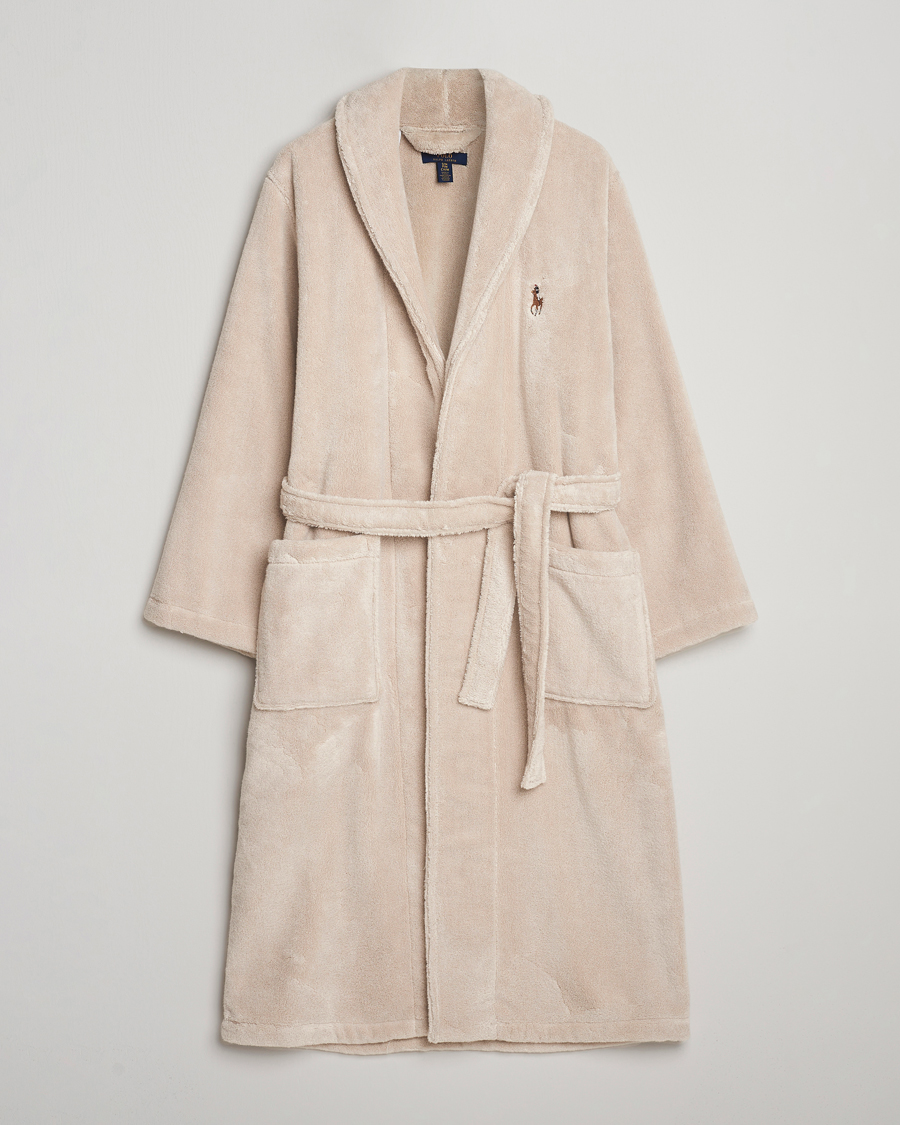 Heren | Pyjama's en gewaden | Polo Ralph Lauren | Cotton Terry Robe Khaki Stone