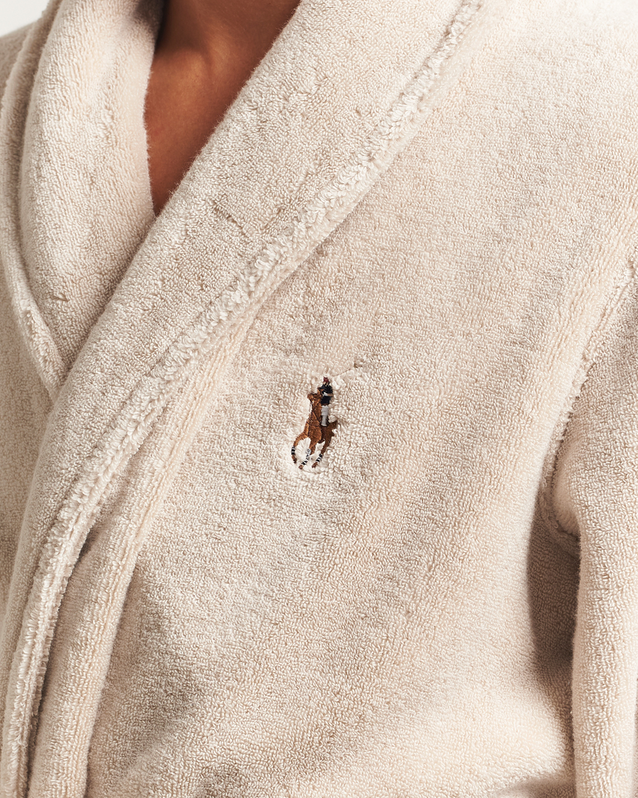 Heren | Pyjama's en gewaden | Polo Ralph Lauren | Cotton Terry Robe Khaki Stone