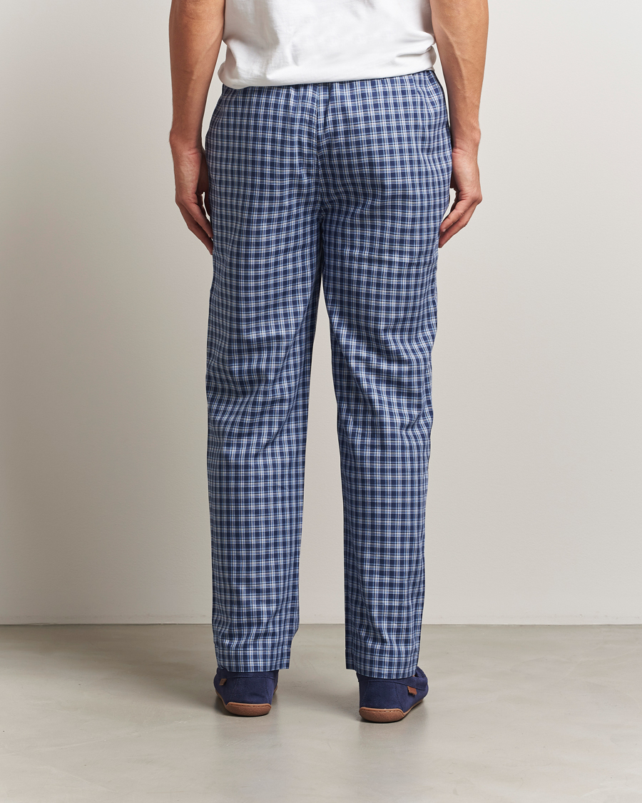 Homme | Peignoirs Et Pyjamas | Polo Ralph Lauren | Cotton Checked Pyjama Pants Navy
