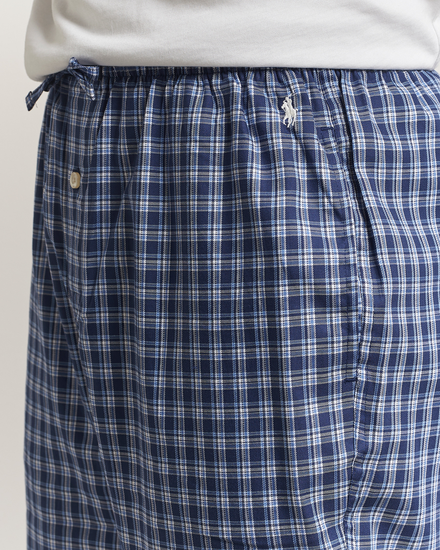 Homme | Peignoirs Et Pyjamas | Polo Ralph Lauren | Cotton Checked Pyjama Pants Navy