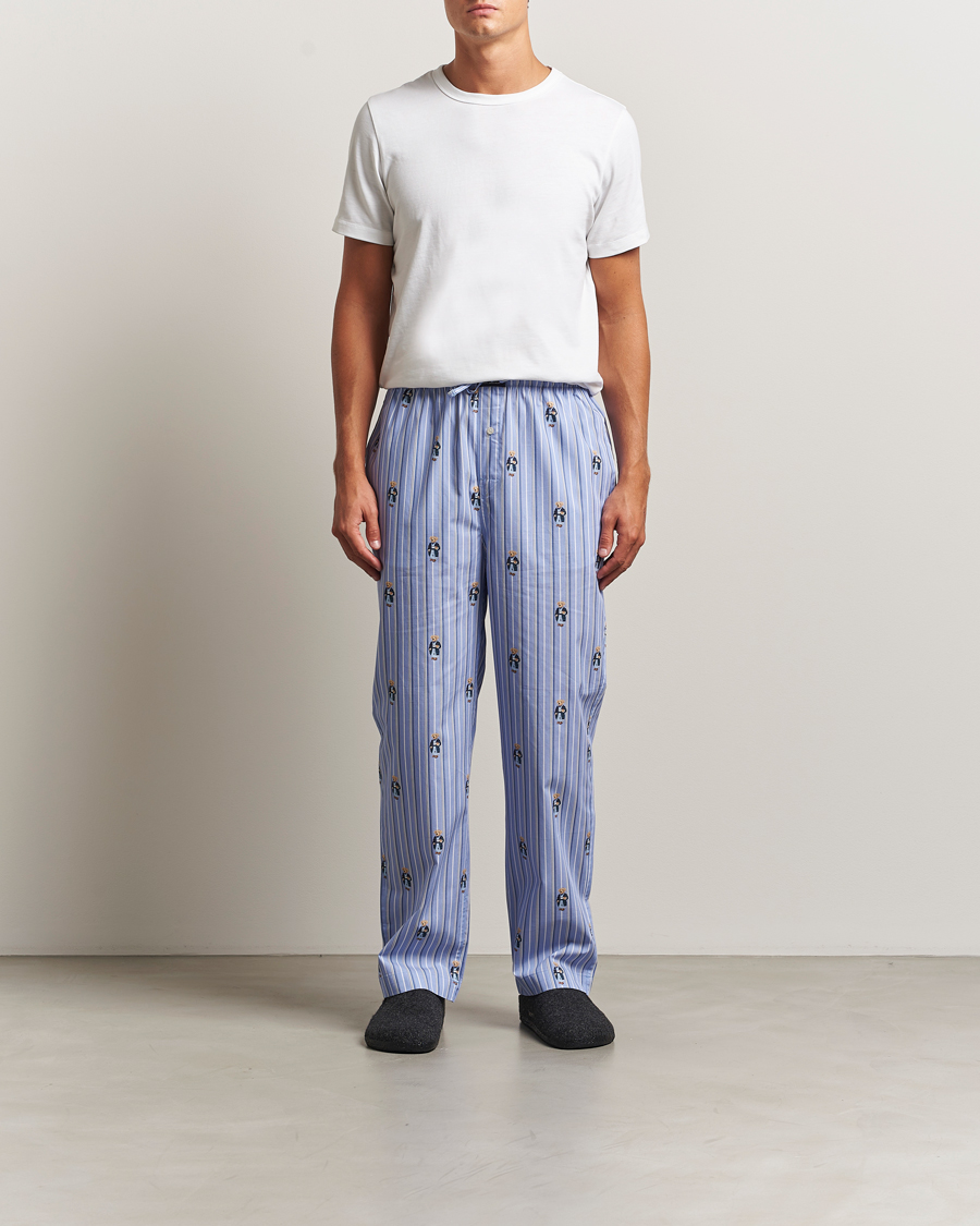 Homme | Peignoirs Et Pyjamas | Polo Ralph Lauren | Cotton Striped Pyjama Pants Blue