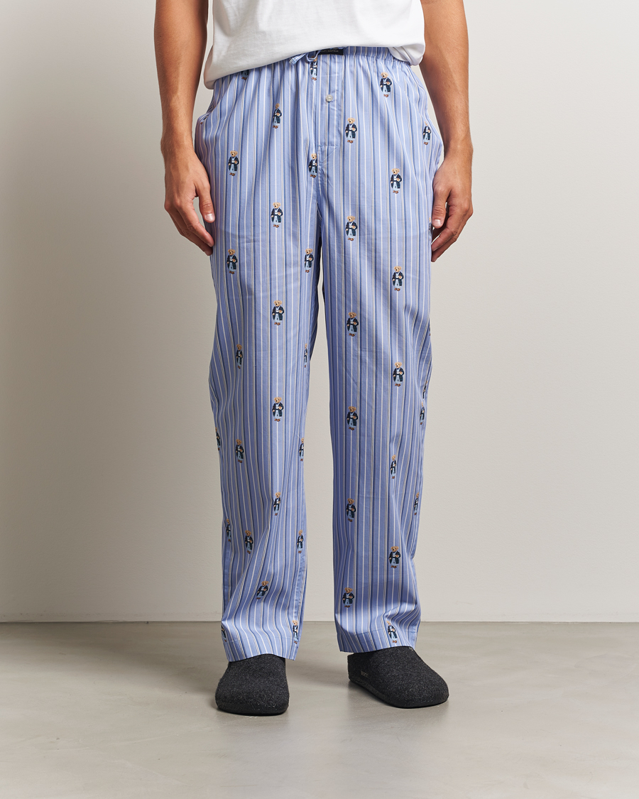 Homme | Peignoirs Et Pyjamas | Polo Ralph Lauren | Cotton Striped Pyjama Pants Blue