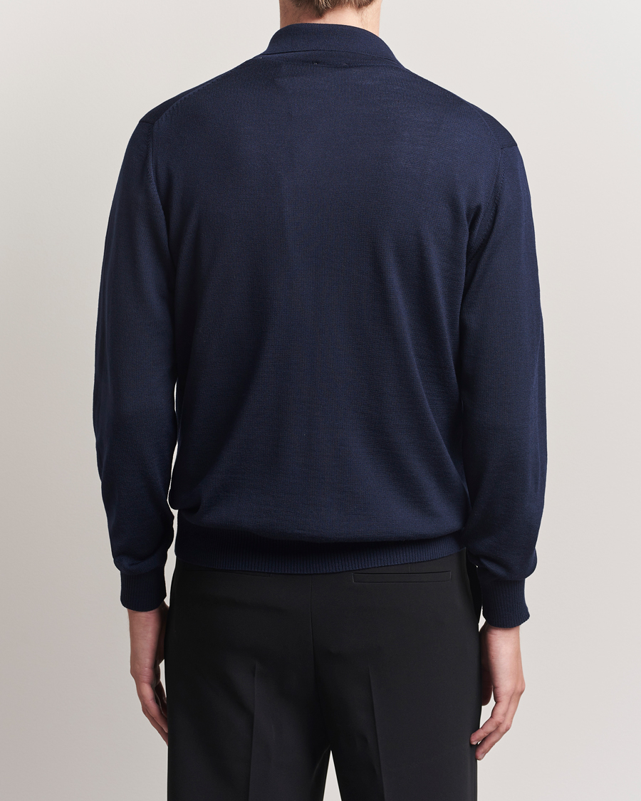 Homme | Pulls Et Tricots | Stenströms | Merino Pocket Cardigan Navy