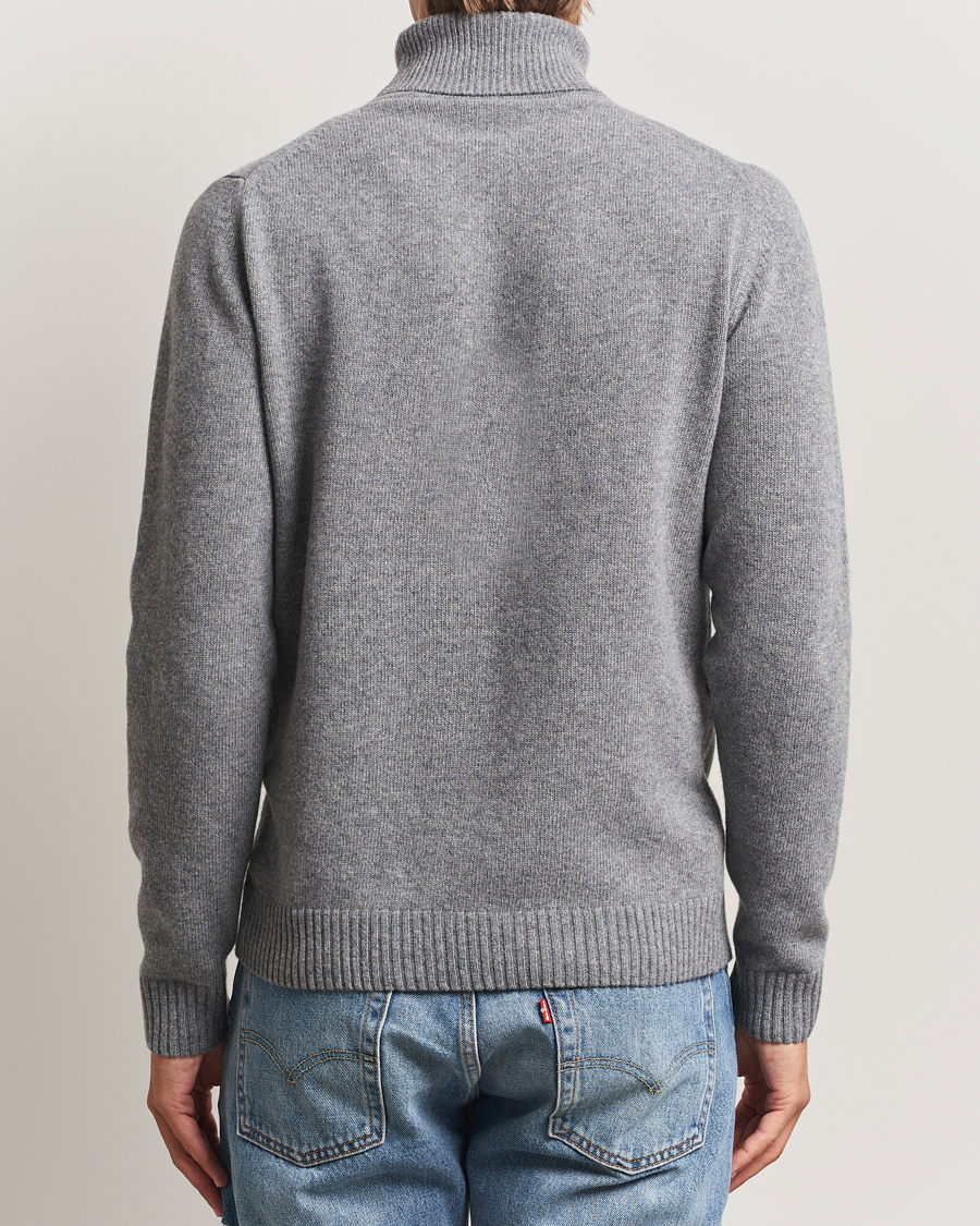 Homme | Pulls Et Tricots | Stenströms | Brushed Merino Rollneck Grey
