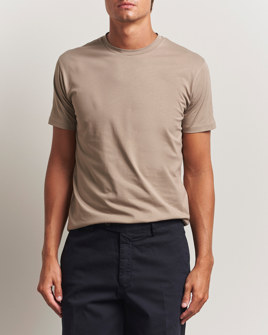Homme | T-shirts | Sunspel | Riviera Midweight T-Shirt Mink