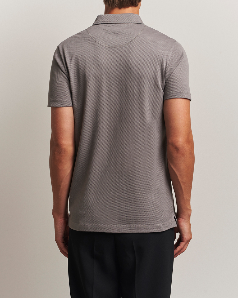 Heren | Polo's | Sunspel | Riviera Polo Shirt Iron Grey