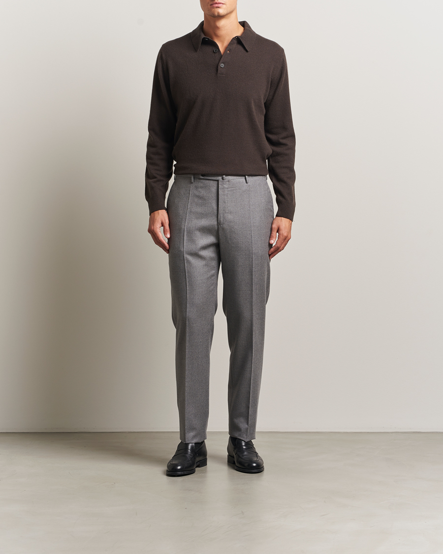 Homme | Pulls Et Tricots | Sunspel | Cashmere Polo Truffle