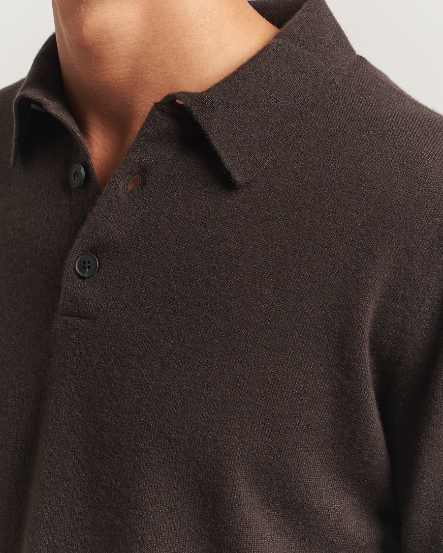 Homme | Pulls Et Tricots | Sunspel | Cashmere Polo Truffle