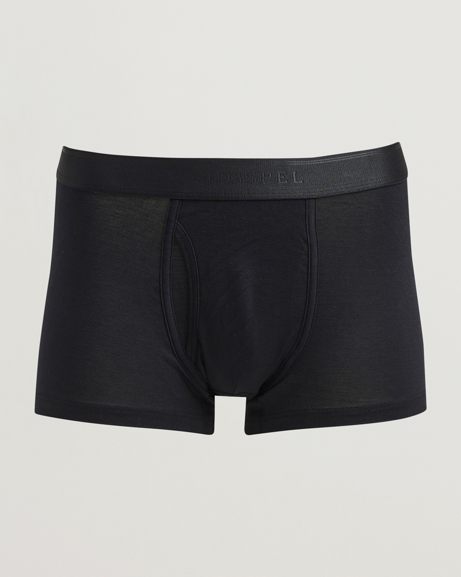 Homme | Sous-Vêtements Et Chaussettes | Sunspel | Superfine Cotton Trunk Black
