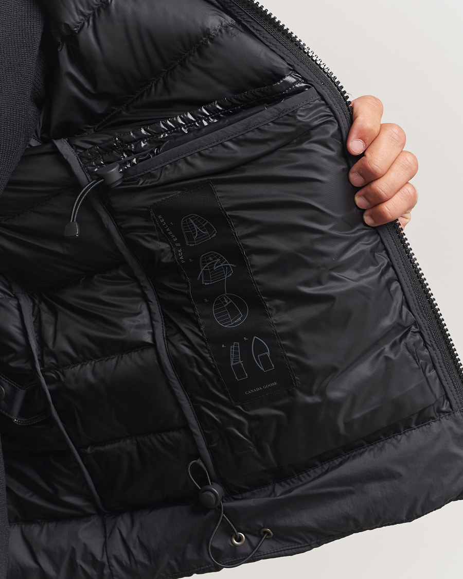 Homme | Manteaux Et Vestes | Canada Goose Black Label | Crofton Hoody Enduraluxe Black