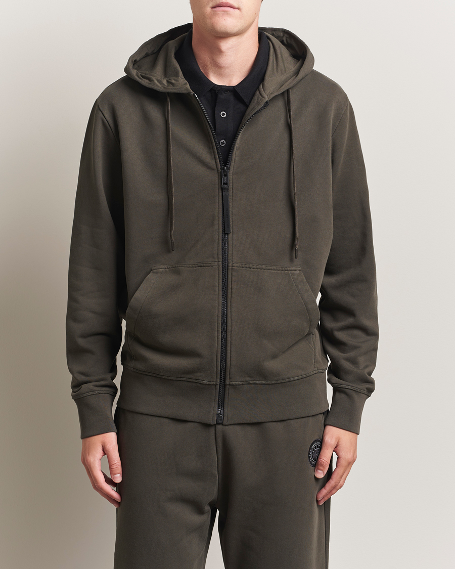 Homme | Pulls Et Tricots | Canada Goose Black Label | Huron Full Zip Hoodie Volcano
