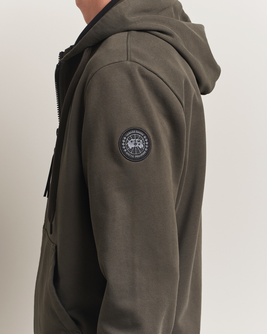 Homme | Pulls Et Tricots | Canada Goose Black Label | Huron Full Zip Hoodie Volcano