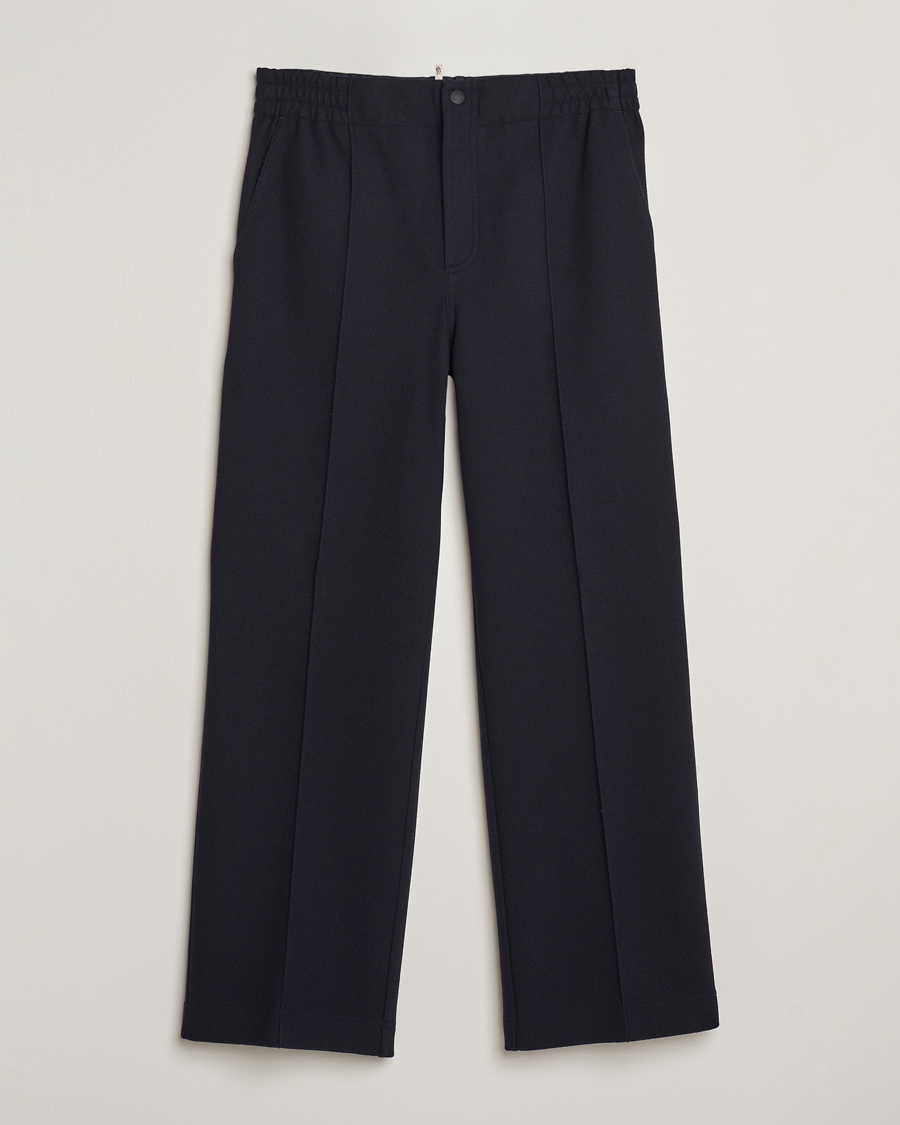 Homme | Pantalons | Moncler Grenoble | Brushed Cotton Drawstring Pants Navy