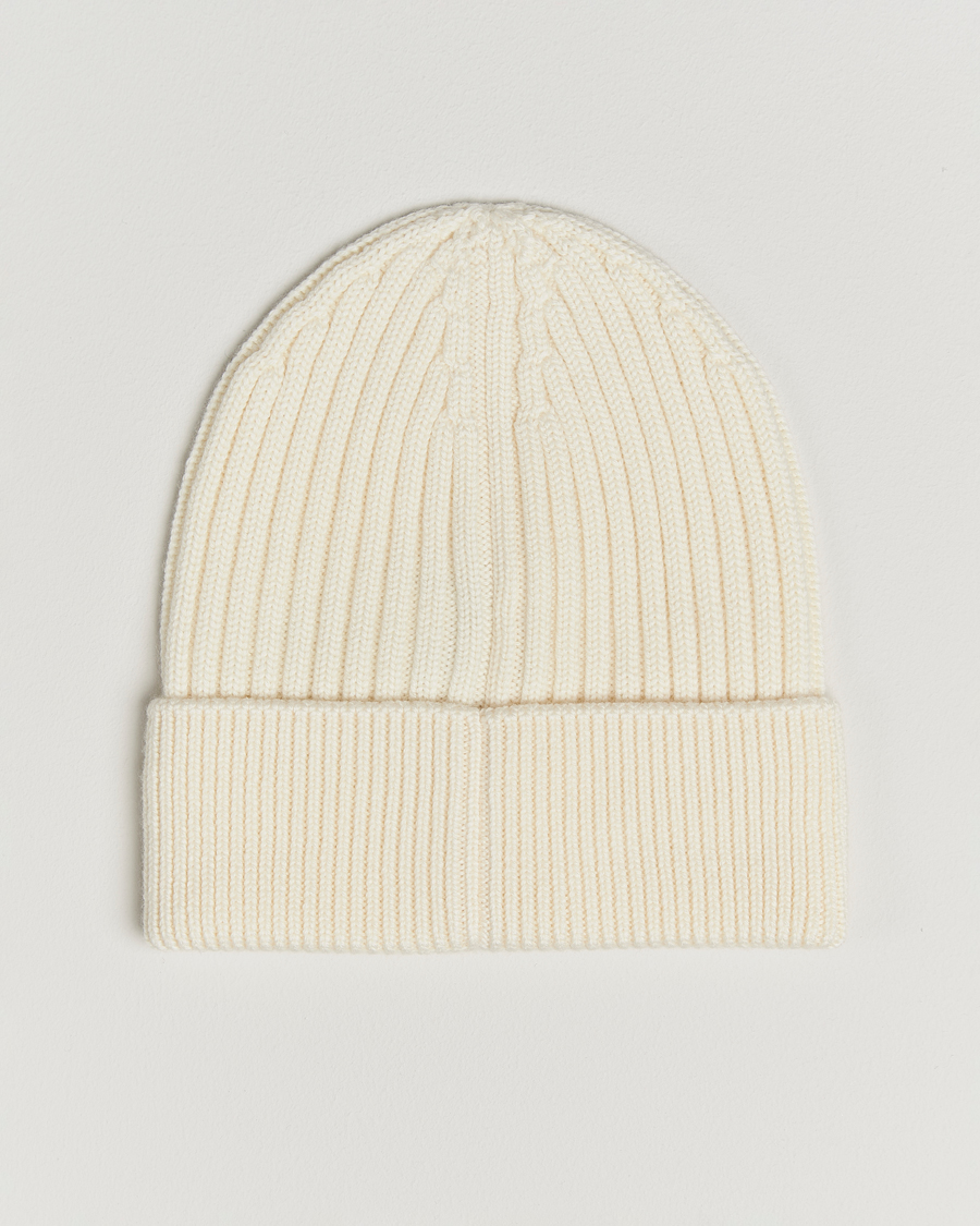 Heren | Moncler Grenoble Rib Wool Beanie Off White | Moncler Grenoble | Rib Wool Beanie Off White