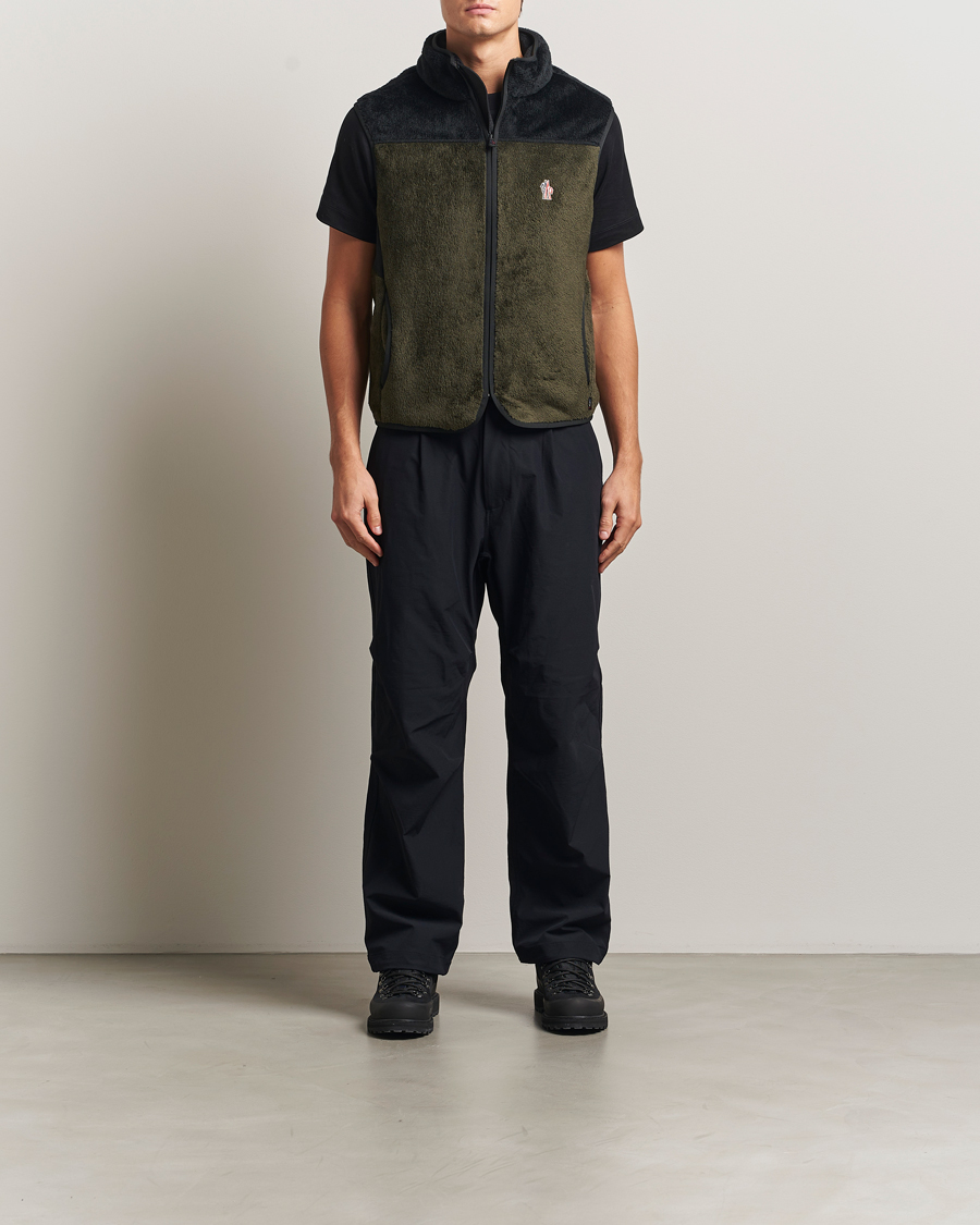 Homme | Gilets | Moncler Grenoble | Insulated Fleece Vest Forest Green