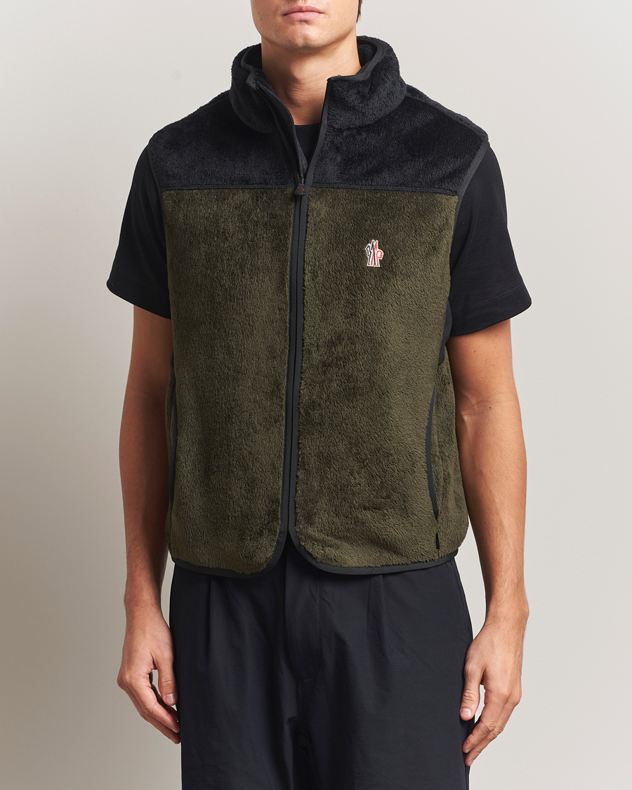 Homme | Manteaux Et Vestes | Moncler Grenoble | Insulated Fleece Vest Forest Green