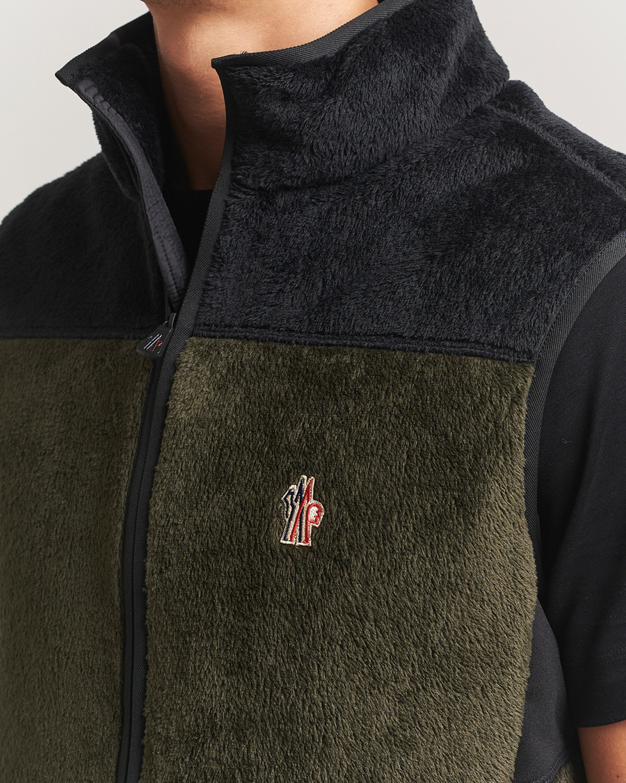 Homme | Gilets | Moncler Grenoble | Insulated Fleece Vest Forest Green