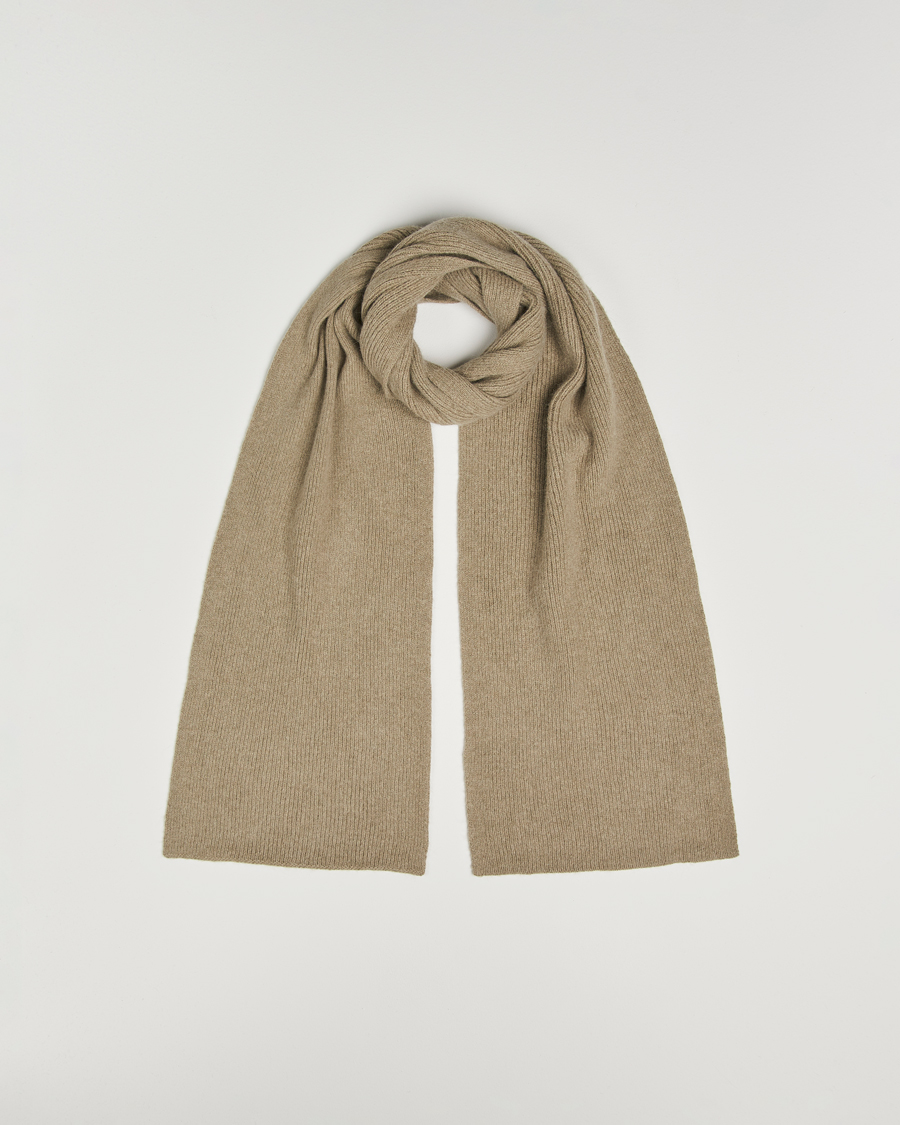 Homme | Écharpes | Le Bonnet | Lambswool/Caregora Scarf Clay