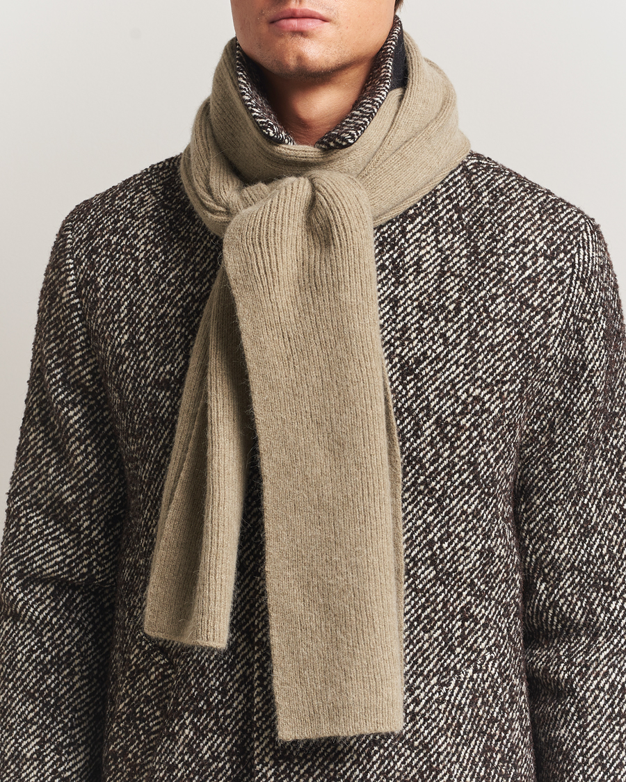 Homme | Écharpes | Le Bonnet | Lambswool/Caregora Scarf Clay