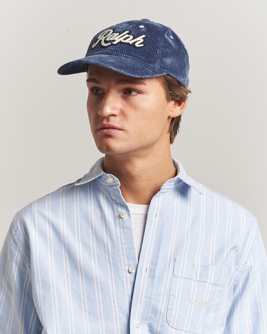 Homme | Bobs Et Casquettes | Polo Ralph Lauren | Retro Corduroy Cap Boston Navy