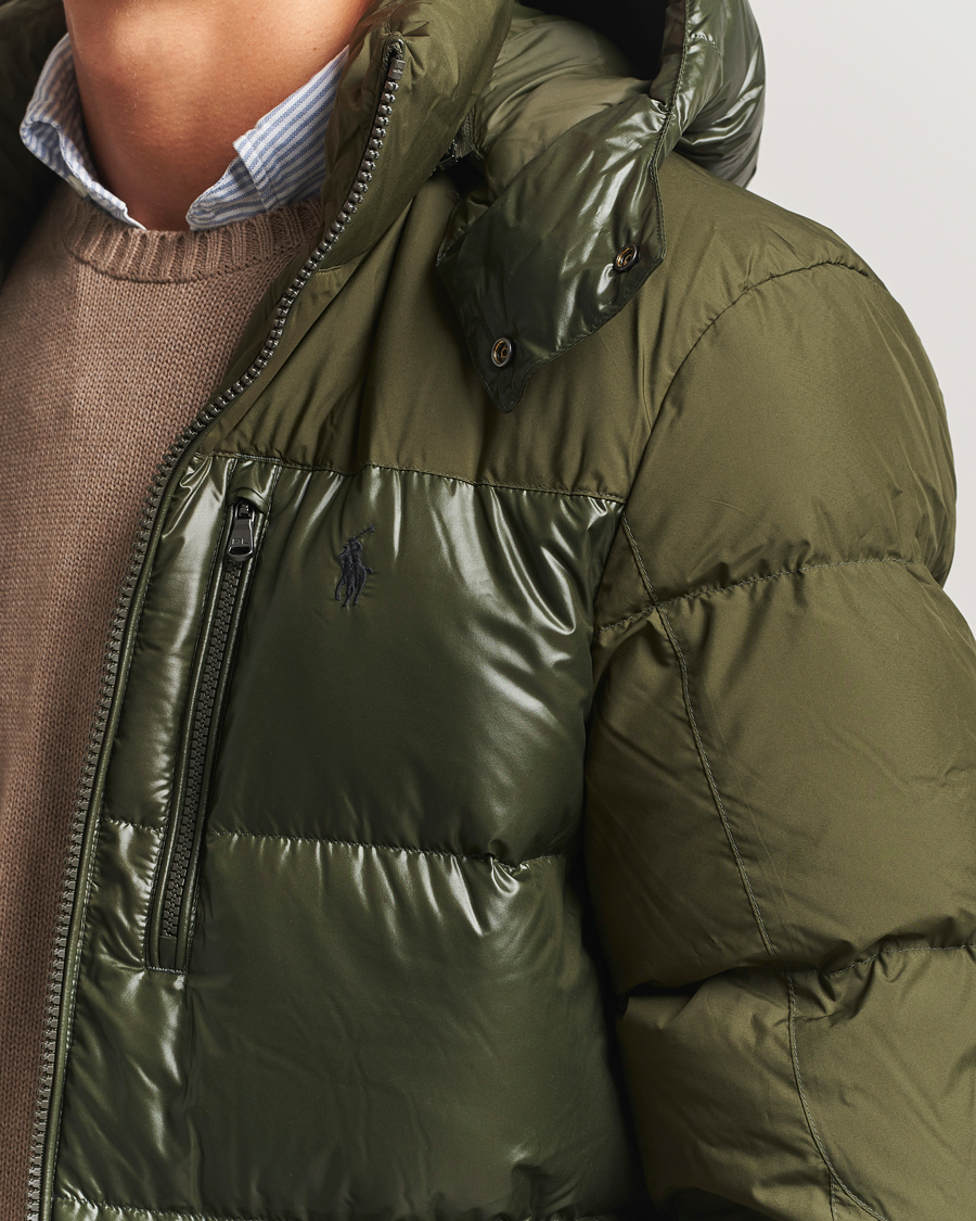 Heren | Jassen | Polo Ralph Lauren | Gorham Mixed Glossy Down Jacket Dark Loden