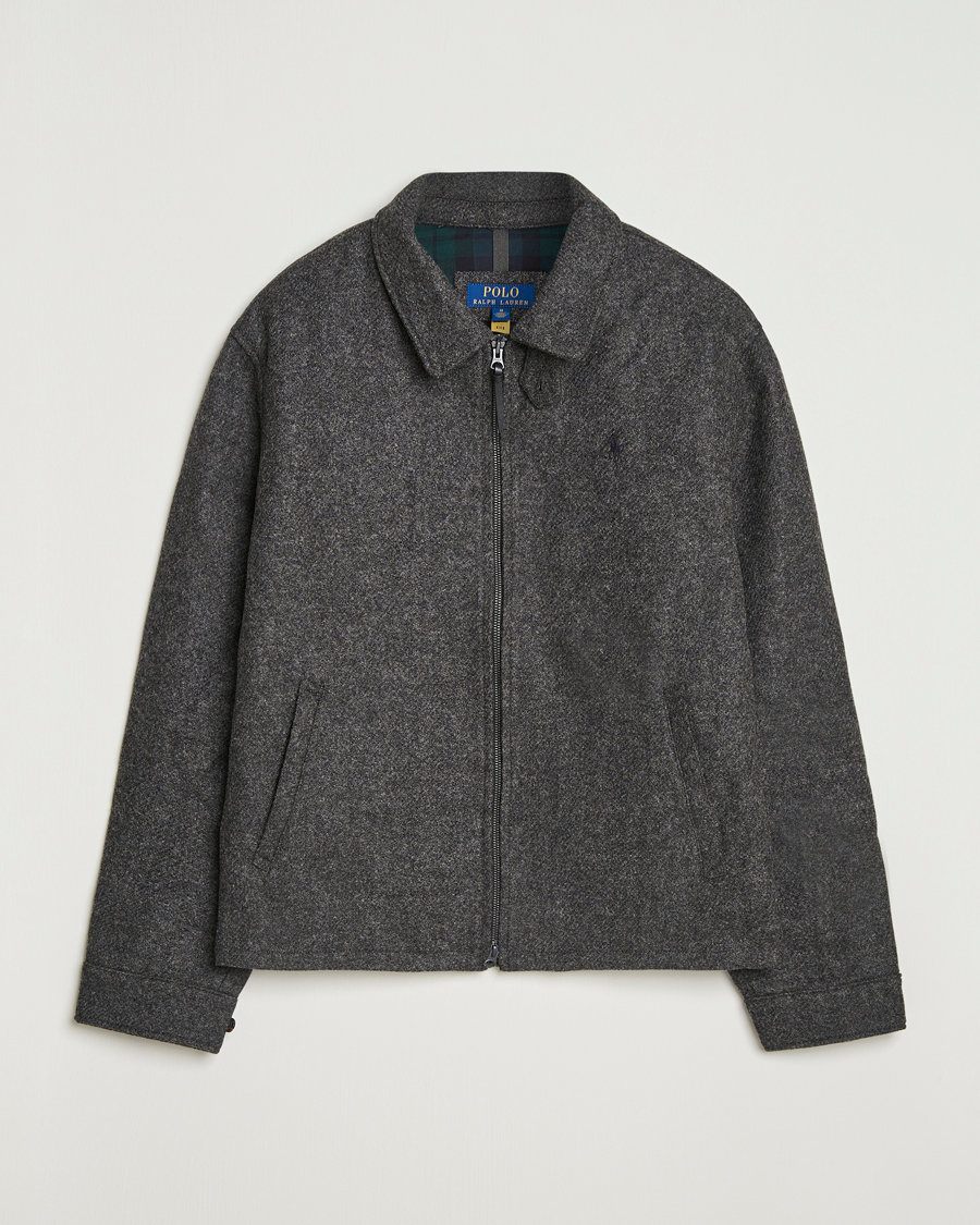 Homme | Manteaux Et Vestes | Polo Ralph Lauren | Heritage Twill Wool Windbreaker Barclay Heather