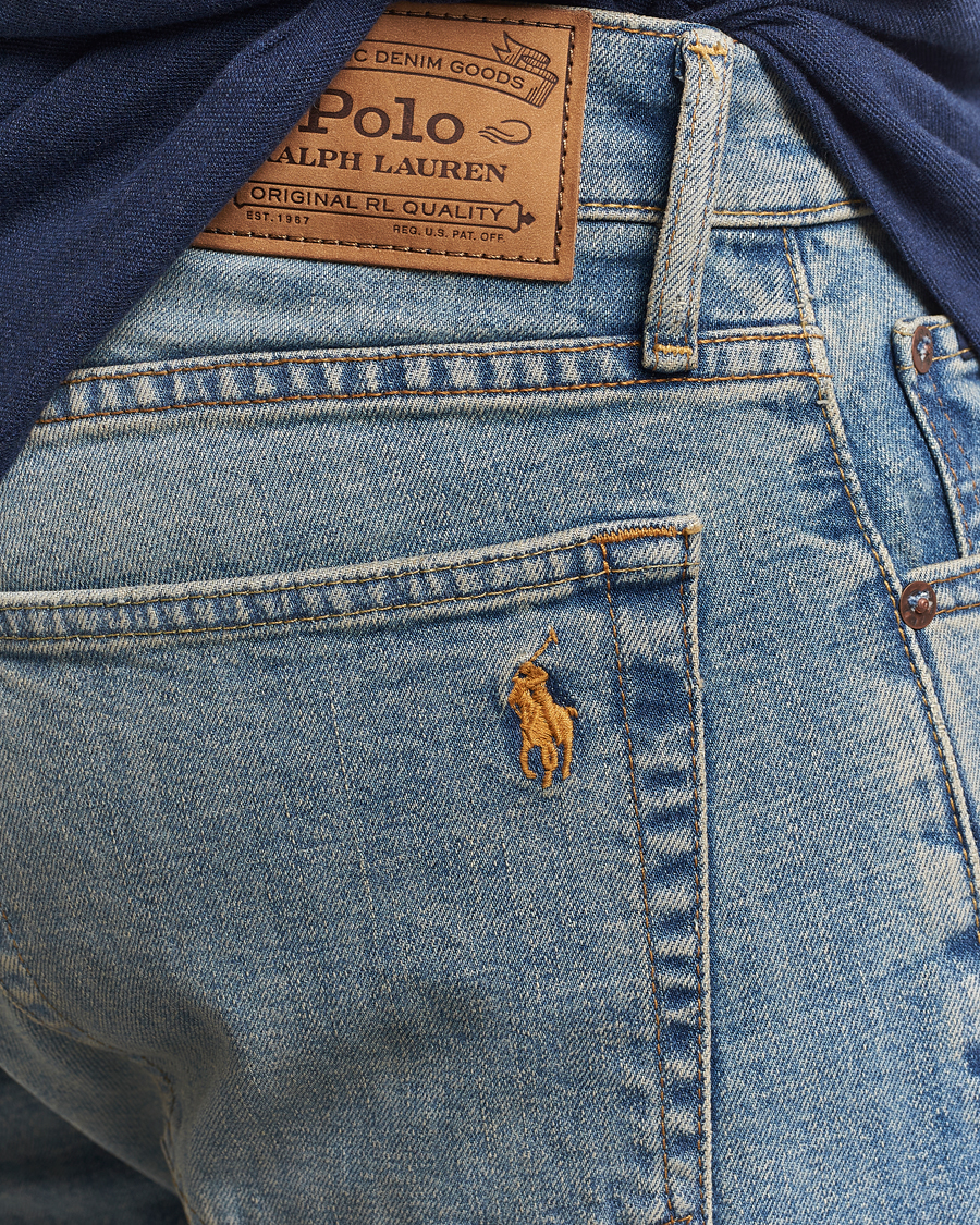 Homme | Jeans | Polo Ralph Lauren | Hampton Dixon Stretch Straight Jeans Mid Blue