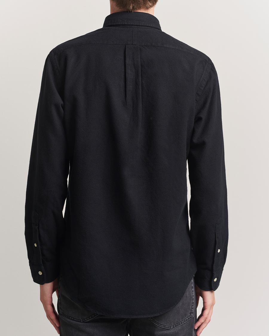Heren | Overhemden | Polo Ralph Lauren | Custom Fit Brushed Flannel Shirt Polo Black