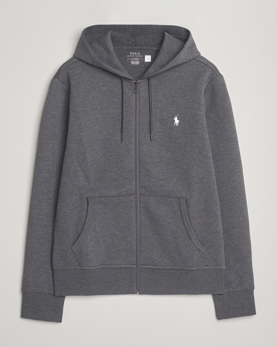 Heren | Truien | Polo Ralph Lauren | Double Knitted Full-Zip Hoodie Barclay Heather