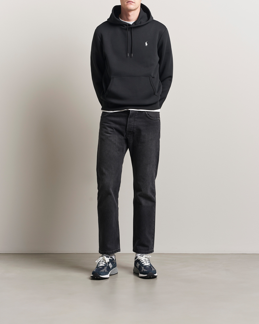 Homme | Pulls Et Tricots | Polo Ralph Lauren | Double Knitted Hoodie Polo Black