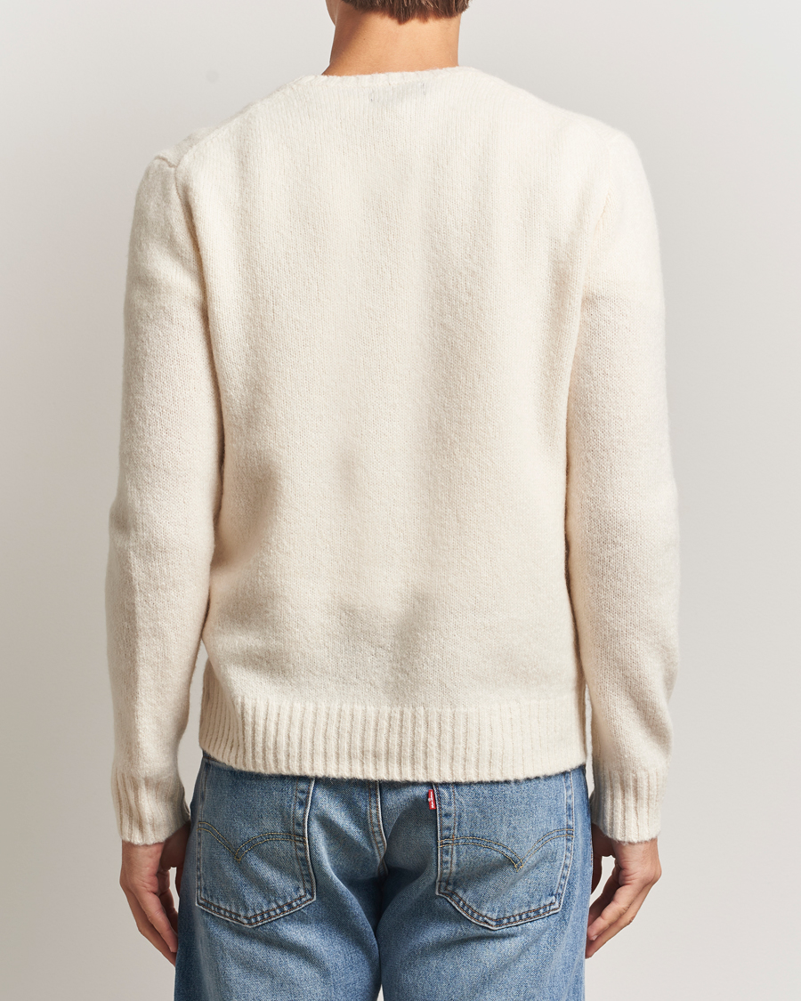 Homme | Pulls Et Tricots | Polo Ralph Lauren | Alpaca Crew Neck Sweater Cream Tonal