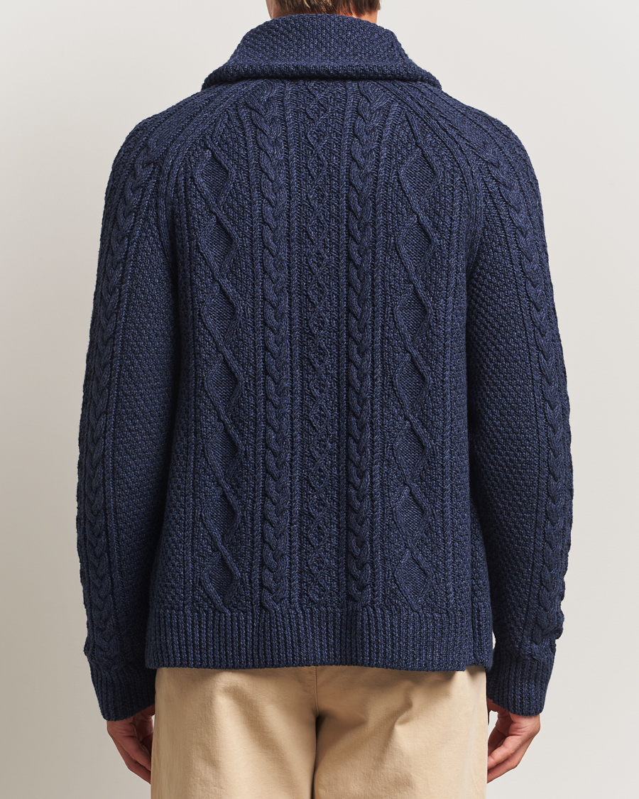 Heren | Truien | Polo Ralph Lauren | Cotton Shawl Cardigan Navy Heather