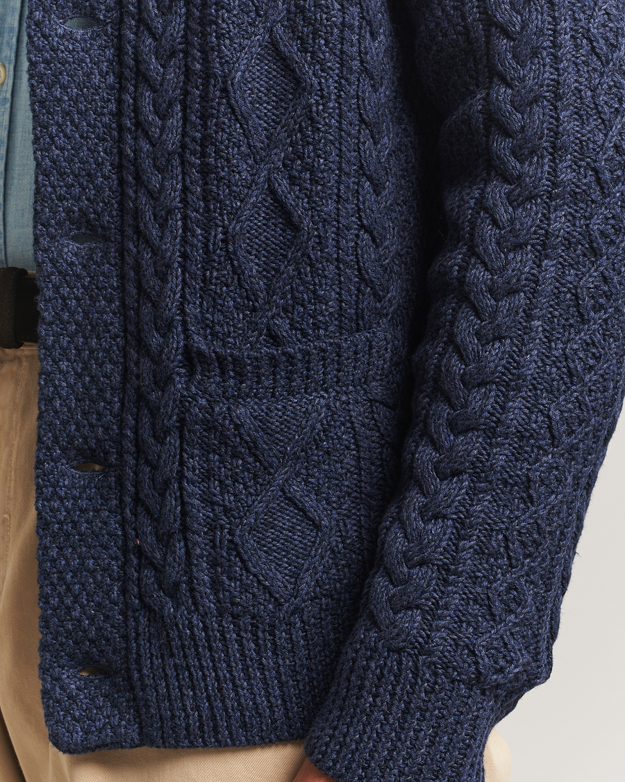 Heren | Truien | Polo Ralph Lauren | Cotton Shawl Cardigan Navy Heather