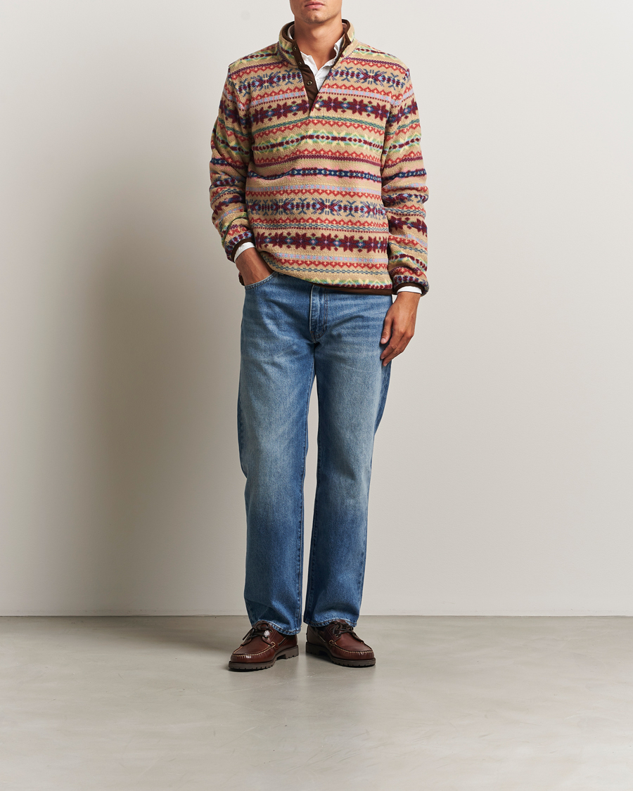 Homme | Pulls Et Tricots | Polo Ralph Lauren | Printed Fleece Camel Combo