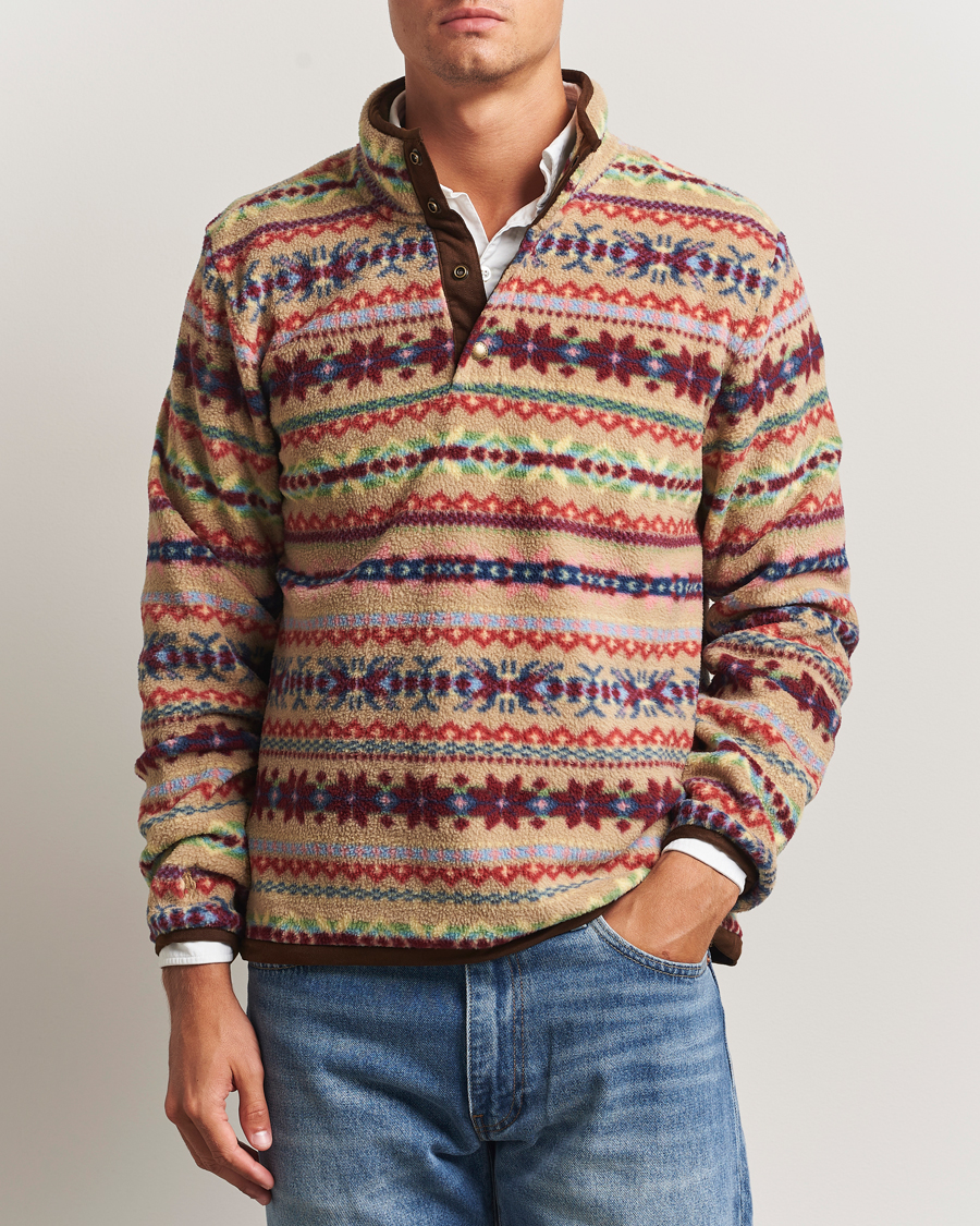 Homme | Pulls Et Tricots | Polo Ralph Lauren | Printed Fleece Camel Combo