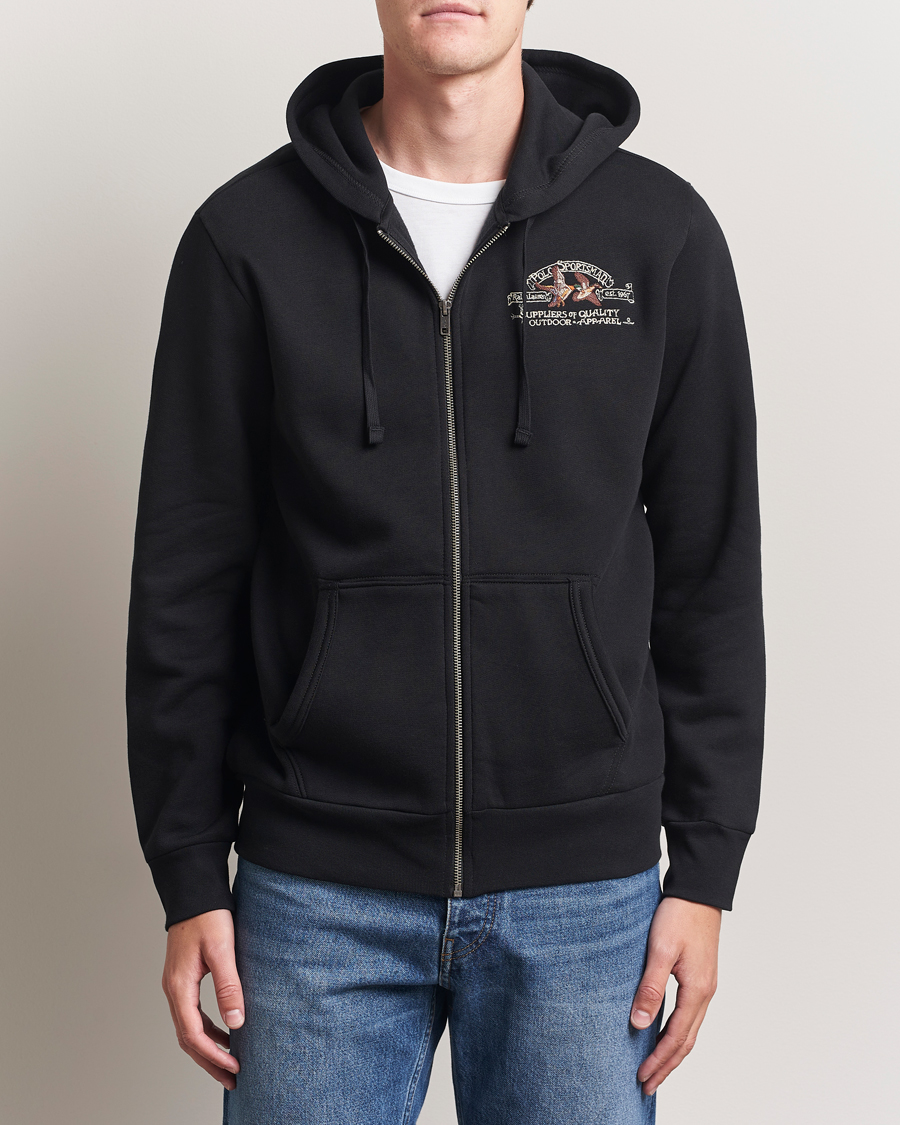 Homme | Pulls Et Tricots | Polo Ralph Lauren | Back Print Full-zip Polo Black