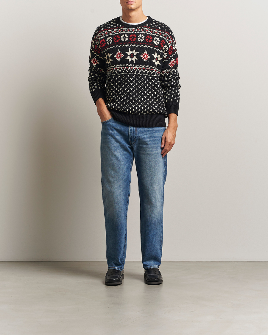 Homme | Pulls Et Tricots | Polo Ralph Lauren | Cotton/Cashmere Sweater Black Combo